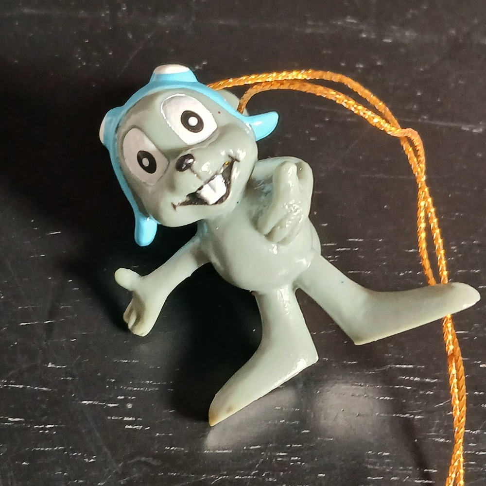 Vtg Bullwinkle Figure Ornament Cartoon Rocky & Bullwinkle Ward Productions Hang